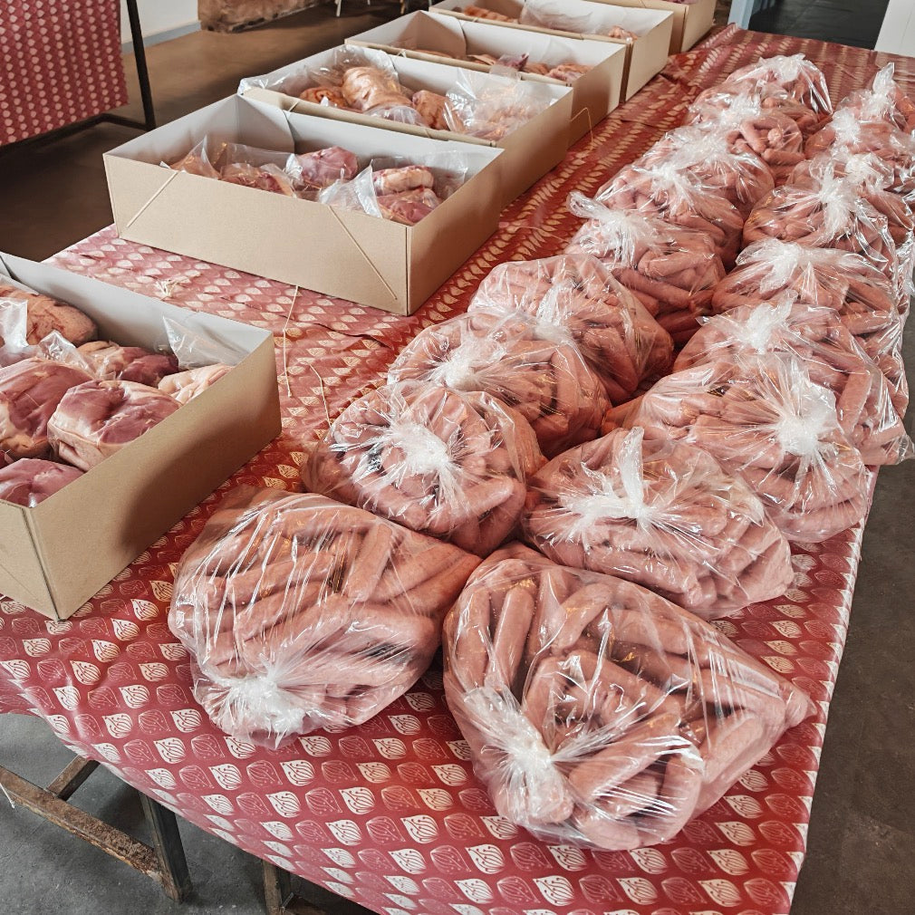 These sausages taste like this because of how the pigs live, not what the label says.